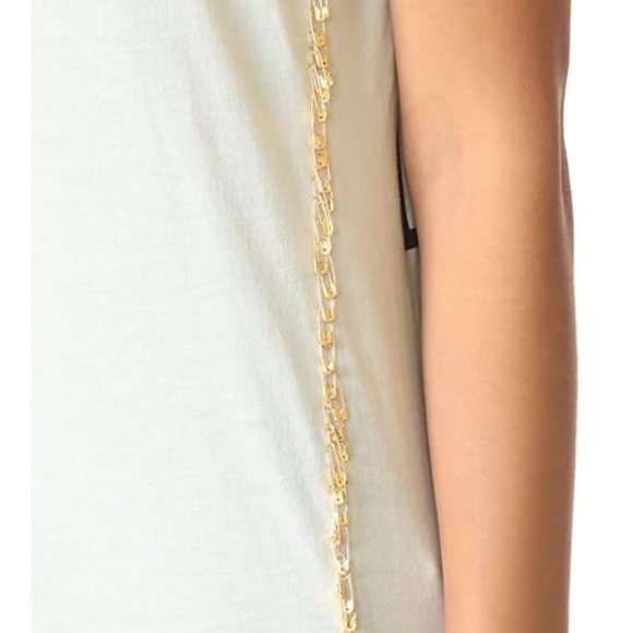 FREECITY Women's Str8up Golden Pins Sleeveless T-Shirt, Magical White Rabbit, NW - Picture 4 of 10
